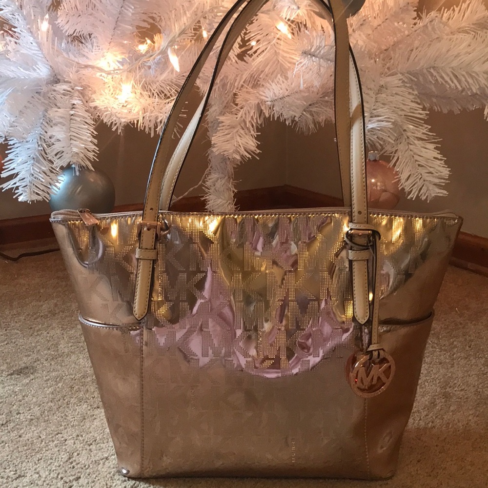 Rose Gold Michael Kors Tote